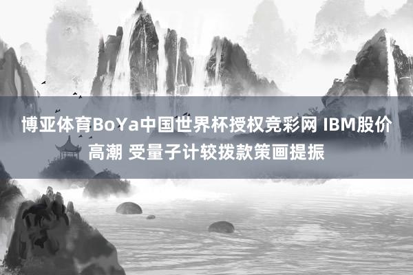 博亚体育BoYa中国世界杯授权竞彩网 IBM股价高潮 受量子计较拨款策画提振