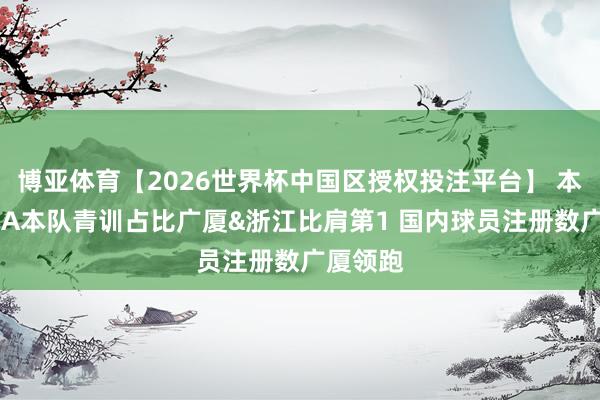 博亚体育【2026世界杯中国区授权投注平台】 本赛季CBA本队青训占比广厦&浙江比肩第1 国内球员注册数广厦领跑