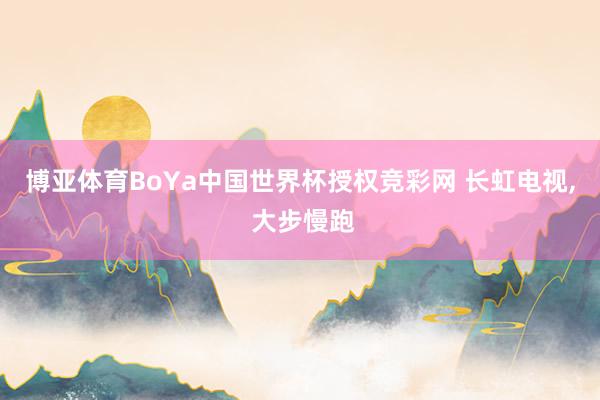 博亚体育BoYa中国世界杯授权竞彩网 长虹电视， 大步慢跑