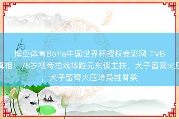 博亚体育BoYa中国世界杯授权竞彩网 TVB弃用老戏骨真相:78岁视帝拍戏摔跤无东谈主扶,犬子留膏火压垮枭雄脊梁